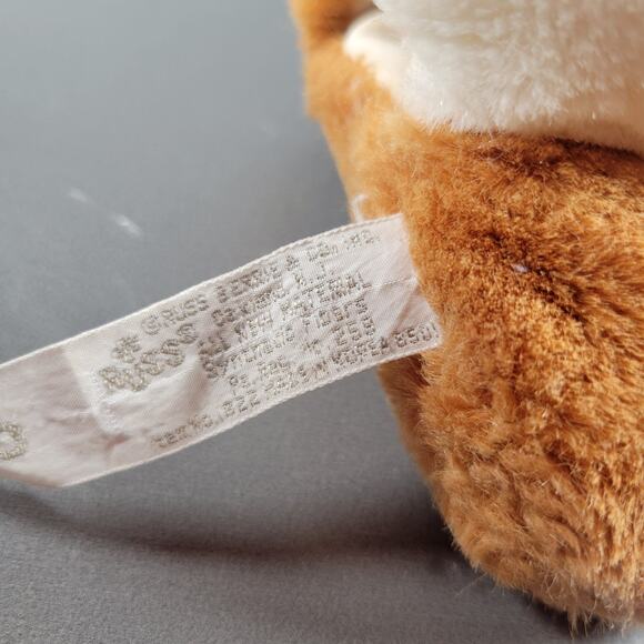 Russ Berrie Rollo Puppet Plush Brown Raccoon Hand Puppet 9" Vintage Toy - Picture 14 of 16